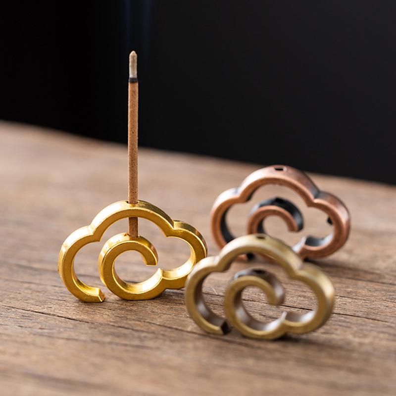 Starožitný čínský držák na vonné tyčinky ve tvaru mraku, držák na vonné tyčinky, buddhismus, čajovna, bytové dekorace, doplňky