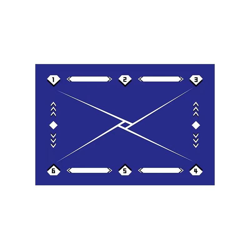 Soccer Training Mat Multi Color Line Markings All Sports Games Football Practice Pad for Indoor Outdoor Use Football Mat