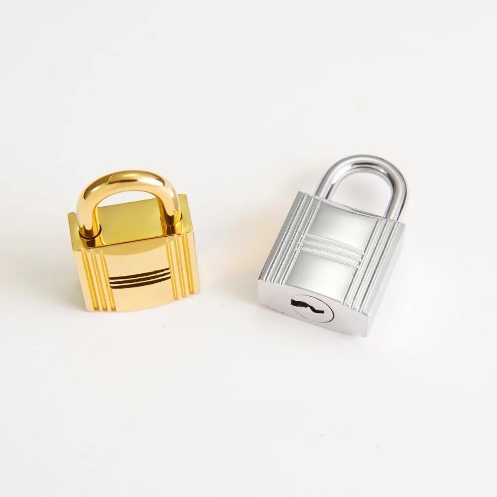 Cadenas en Laiton Massif Avec Clés Quincaillerie Polie Miroir Pour Artisanat du Cuir DIY Charms pour Sac Cabas Classique Accessoires de Mise à Niveau pour Sac à Main