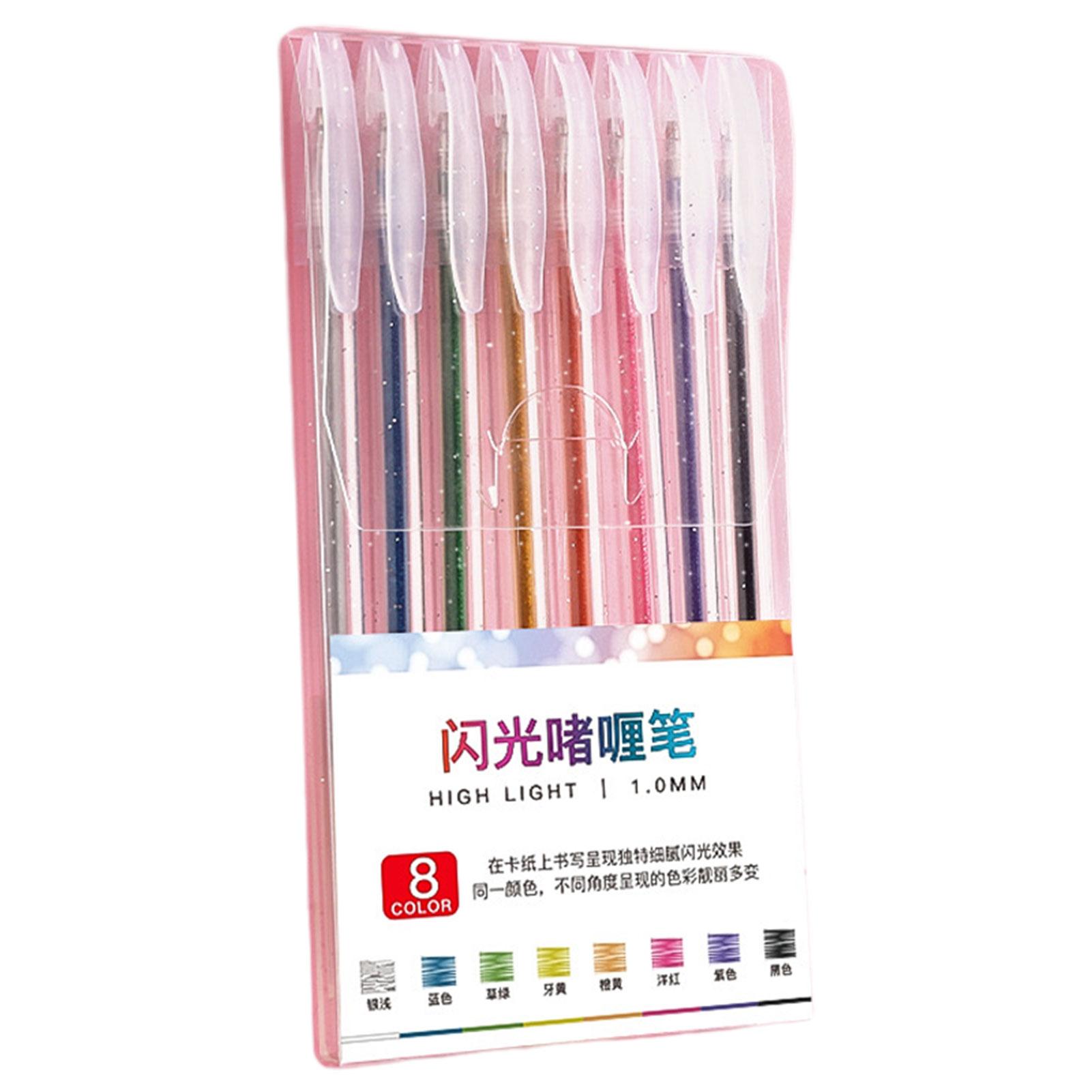 

Glitter Gel Pen Set,8-48 Colors Iridescent Glitters Gel Ink Pen Set,Metallic Sparkly Gel Pens,School Art Class Projects