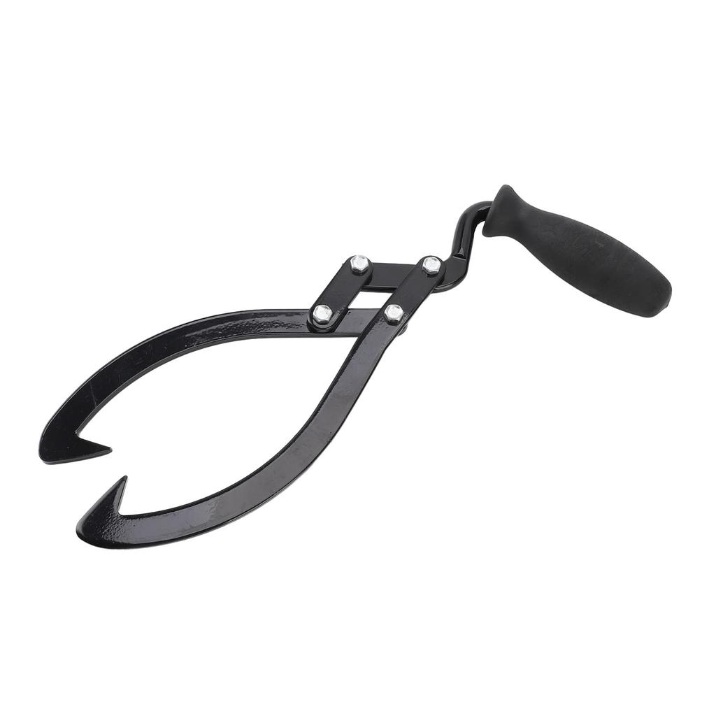 10inch Clamping Log Tongs Steel Heavy Duty 2 Claw Log Lifting Handling Dragging Carrying Tool for Mo