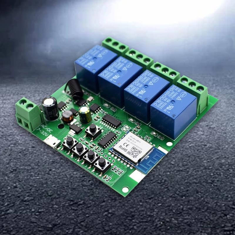 Remote Control Light es WiFi Wireless es Modules 7-32V 4CH WiFi Light es Garage oor Controller