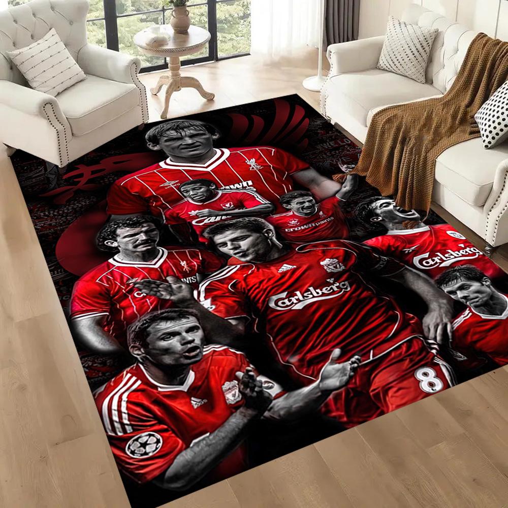 Liverpool Football Club Floor Rug Office Rug Suitable For Hallway Outdoor Playrooms Decorate Room Antislip Carpet Anime Office Decor Wedding Party Gif