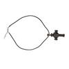 Cross Face Pendant Necklace Vintage Hypoallergenic Stainless Steel Christ Necklace for Men