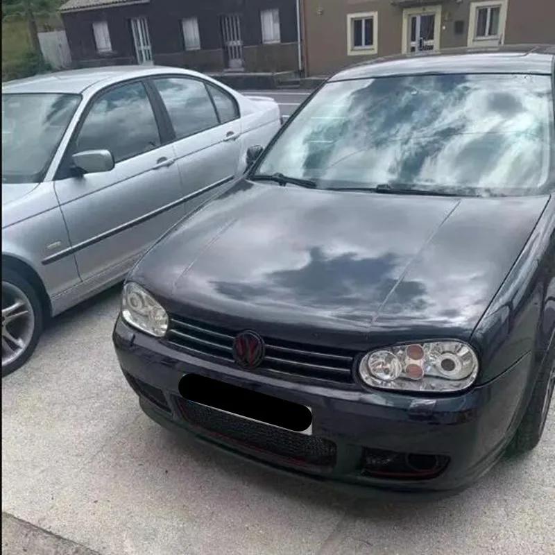 VW GTI GOLF 2026 Hot For VW VOLKSWAGEN Gloss Black Fit for Volkswagen Golf 4 MK4 1999-2006 116mm Front Grill Badge + 118mm Rear 