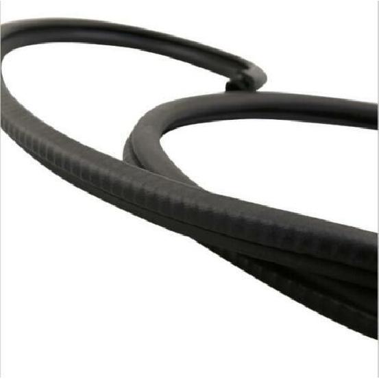 2PC Car Door Edge Guard Moulding Trim Rubber Edge Strip Seal Anti-Wind Protector