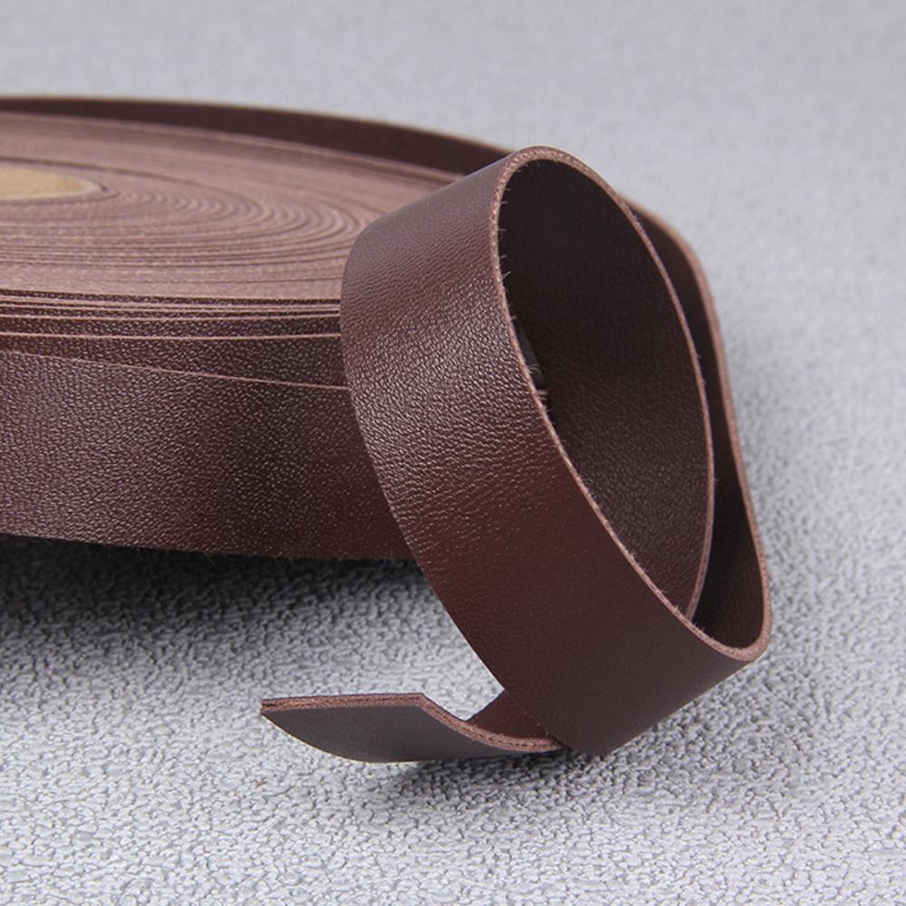 2 Meters 10-25MM Black/Coffee Flat Faux Genuine Leather Jewelry Cord String Lace Rope DIY Bag Necklace Bracelet Finding