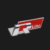 Volkswagen Golf Scirocco Magotan Sagitar R-Line Grille & Tail Emblem Car Sticker