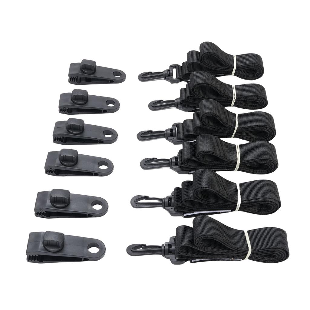 Pool Solar Cover Reel Attachment Kit Inground Swimming Pool Solar Cover Straps Clamps Solar Blanket Straps Kit With 6