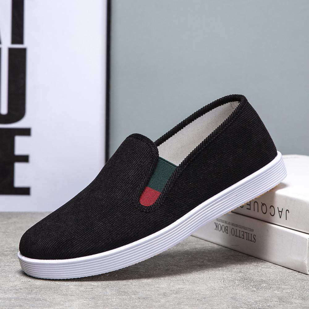 Herren Trendige Rutschfeste Cord-Slipper Arbeitsschuhe