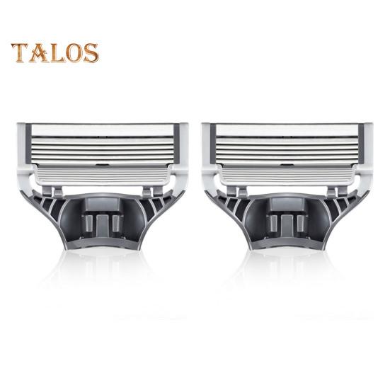 

2 шт. сменных лезвий для мужской бритвы Harry s, 5 слоев, нержавеющая сталь, ручная бритва, триммер для бороды, сменные картриджи со смазывающей полоской 2pcs