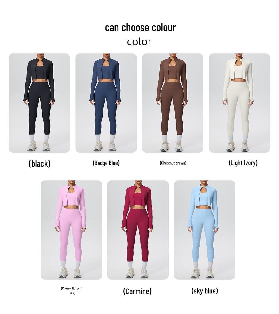 Beautiful Back Breathable Halter Vest & Tight Yoga Sports Set