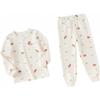 DAVE & BELLA Boys' Chinese Style Thermal Underwear Set