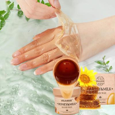 Honey Milk Hand Wax Hand Mask, Brightening, Hydrating, Delicate and Rejuvenating, Exfoliating, Hand Care