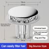 Plastic Floor Drain Filter Mesh Hair Trap Anti-clog Washbasin Bounce Core Sealing Cover Multifunctional Sink Strainer