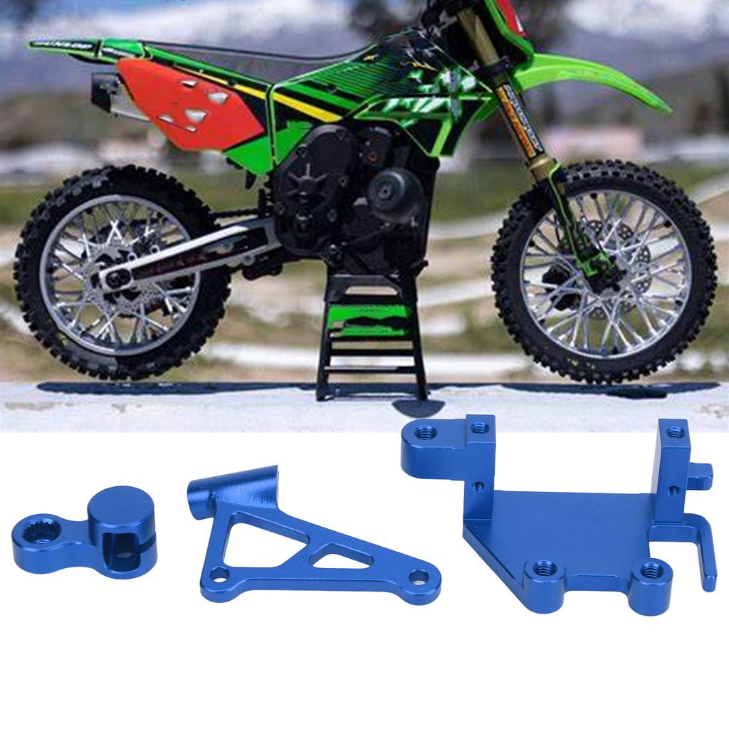 RC Servo Bracket Arm Set Professional Replacement Steering Gear Bracket Arm Set for LOSI Promoto MX 1Celsius4 Electric Motorcycle