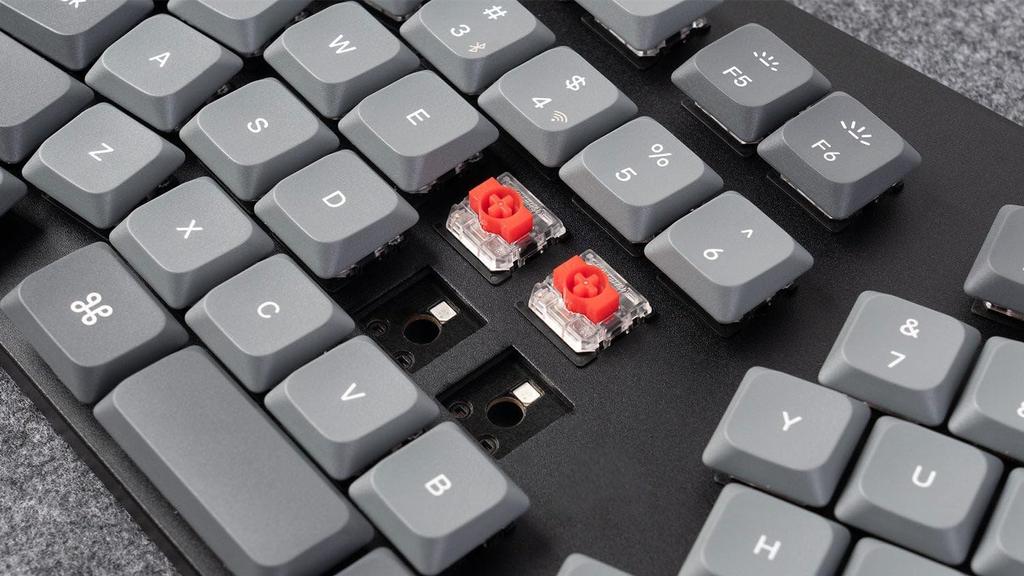 Keychron K15 Max Alice layout QMK wireless custom mechanical US RGB hot swap low profile Gateron mechanical Mac Windows compatible profile Gateron