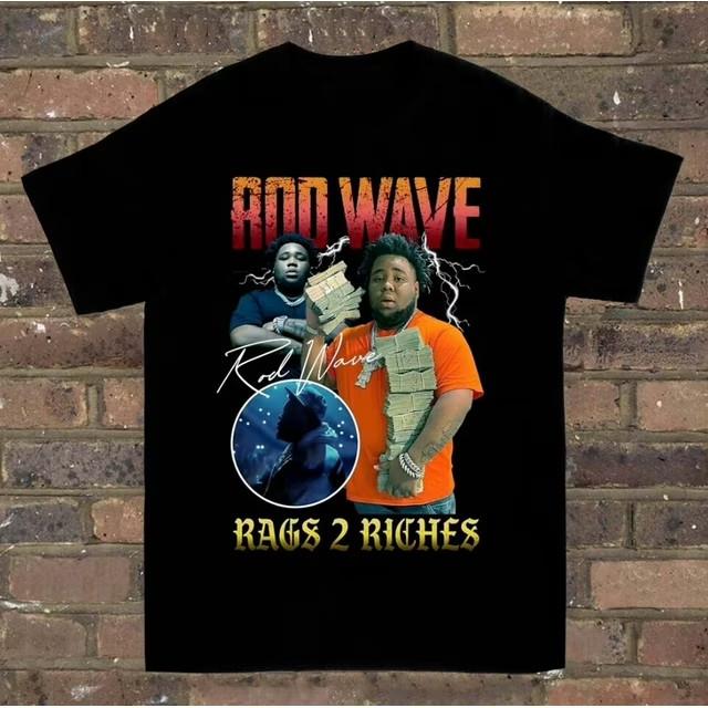 Rod Wave Rags 2 Riches T-shirt Cotton For men Women Unisex T-Shirt XXXL