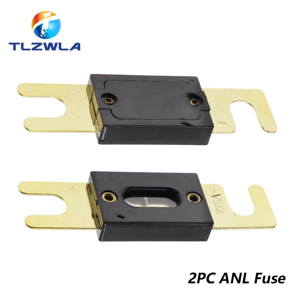 2PCS ANL-H ANL-B Transparent Car Fuse Box ANL Fuse Holder Distribution in line 0 4 8 GA Positive With ANL Fuse Fusible 100A 200A Fuse Holders1