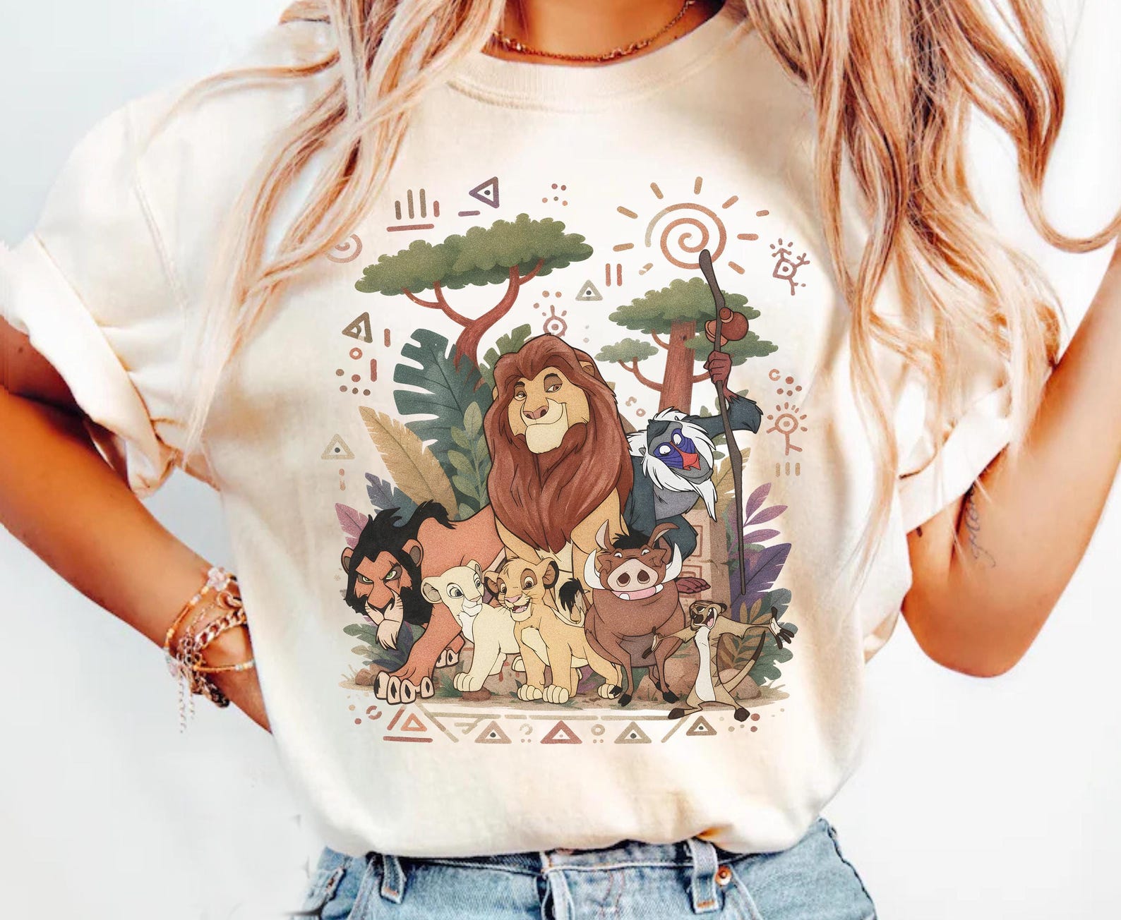 Retro Lion King Family Shirt, Simba Mufasa Hakuna Matata Tee, Animal Kingdom Vacation Outfit 2XL