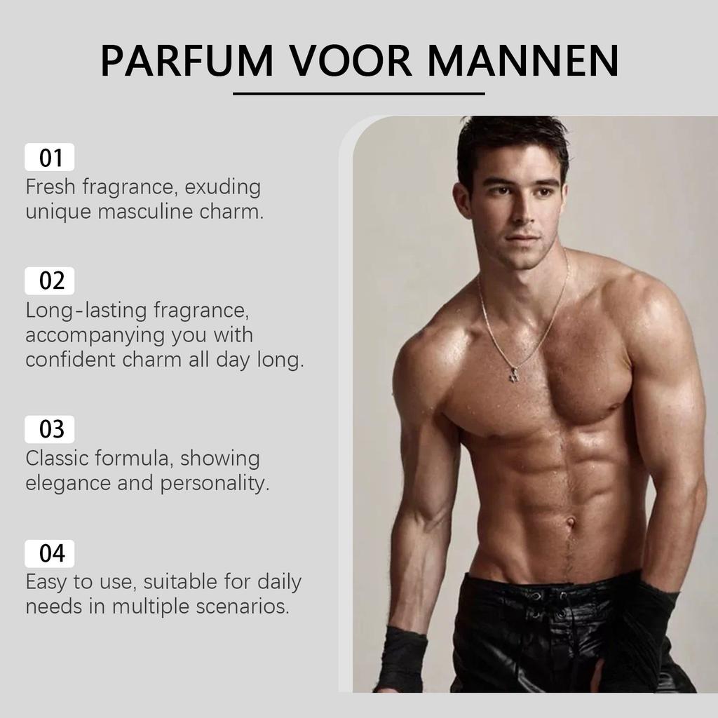 Men's Charm Perfume, Lasting Accompanied By Natural And Fresh Highlight Male Charm Fresh 50ml