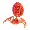 Classroom Prizes for Kids 3D Printed Articulated Skeleton Spider with Hollow Egg, Movable Joint Halloween Party Favors Figurine, Creepy Decor