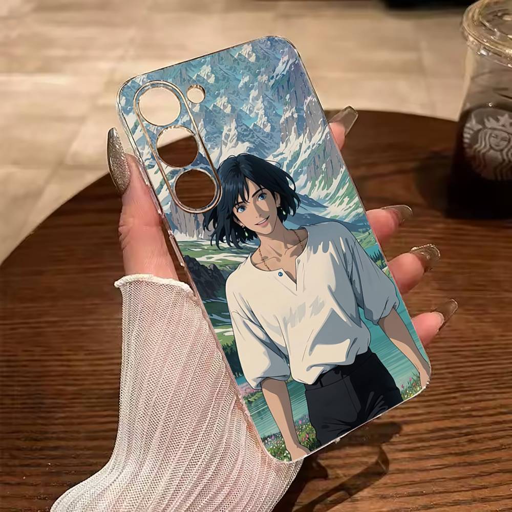 H-M-C-Howl's -Moving- Castle Clear Phone Case for Samsung Galaxy A71, A70, A52, A51, A40, A30