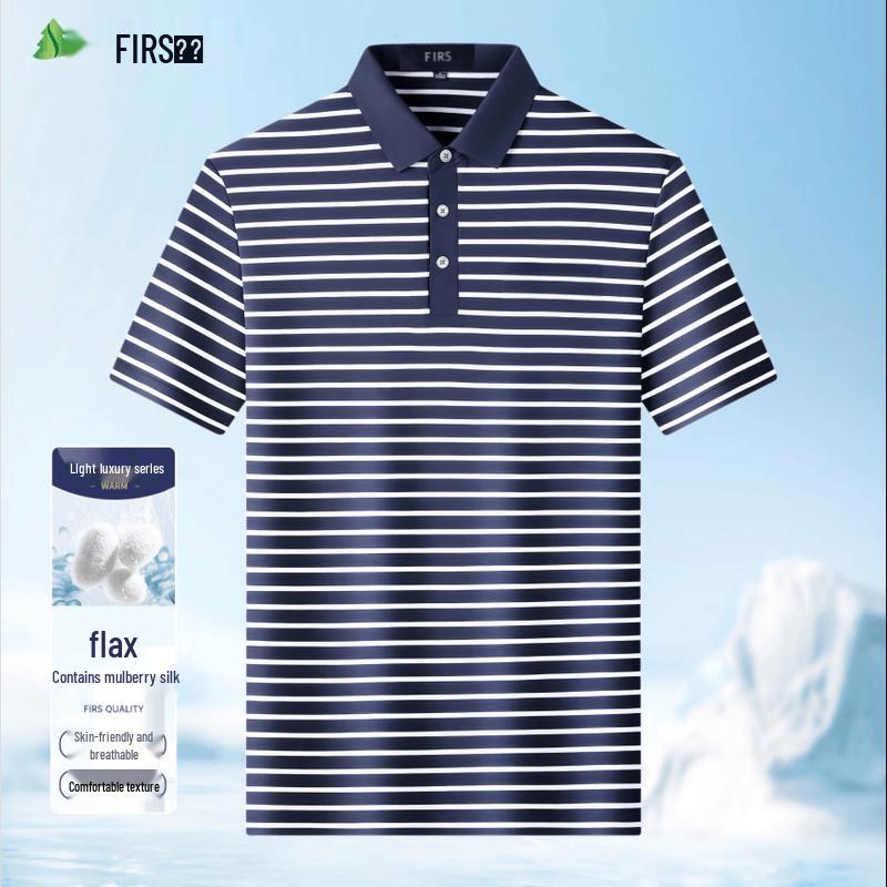 FIRS Men s Cooling Tencel Linen Polo Shirt XL