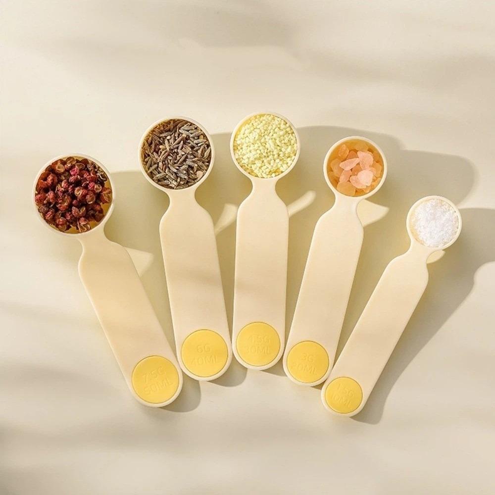Portable Kitchen Measuring Spoon Stacking Coffee Sugar Scoop Baking Measuring Set Coffee Measuring
