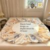100% Cotton Bed Sheets Bed Bedroom Flower Printed Bed Cover Bedding (excluding Pillowcases) Single/Queen/King Washabl