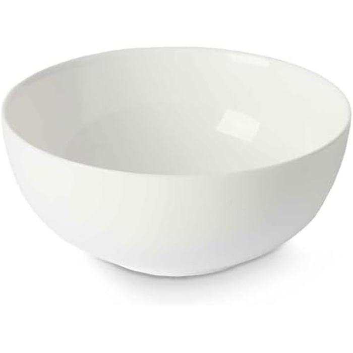 Bol - VIVALTO - Vivalto - Blanc - 15 X 6,5 X 15 Cm - Porcelaine - Céramique - Grès