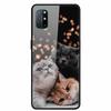 For OnePlus 8T Cases 8 Fashion Tempered Glass Hard Back Covers for Oneplus 8 Phone Cases Soft Bumper Fundas Oneplus8 8 T