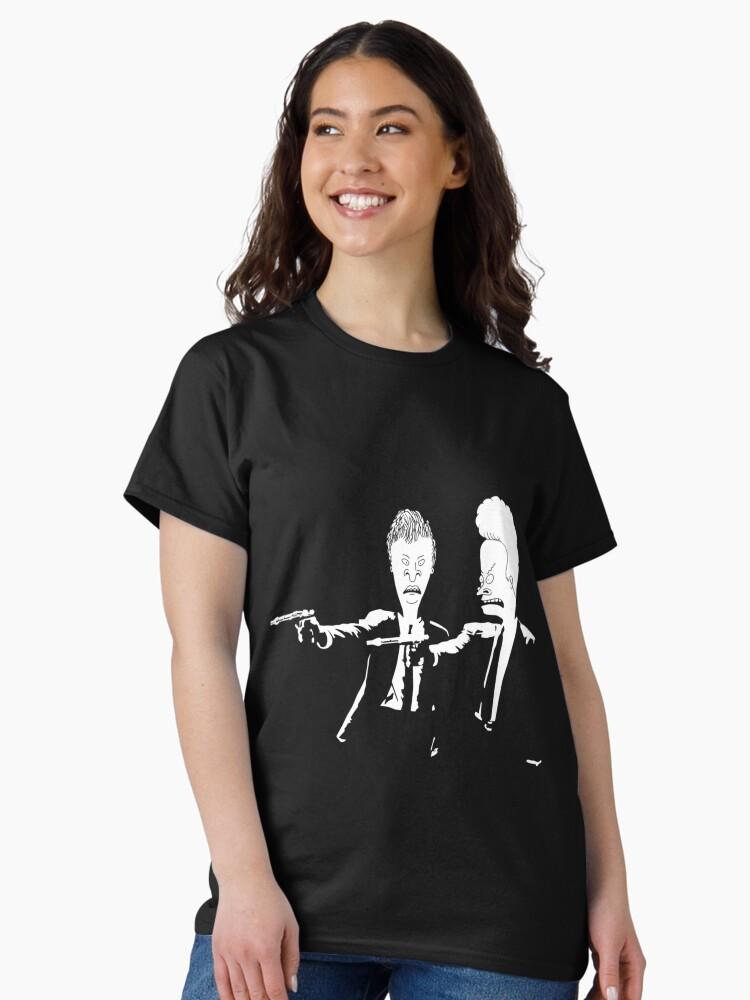 Pulp Beavis And Butthead Pulp Fiction Classic T-Shirt