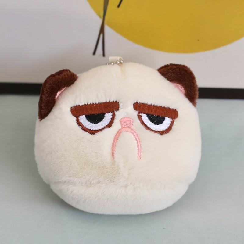 Creative Cartoon Cute Kitten with Bad Personality Cat Ornaments Plush Toy Doll Pendant Doll