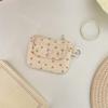 Kids Cute Corduroy Coin Purse with Key Ring Small Wallet Zipper Credit Card Holder