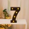 Cross-border Hot-Selling Black LED Letter Lamp for Proposal, Festival Decoration, and Ambiance Arrangement