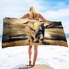 Elephant Beach Towels Quick Dry Microfiber Soft and Absorbent Bath Towel Outdoor Travel Oversized Beach Towel for Adults Kids