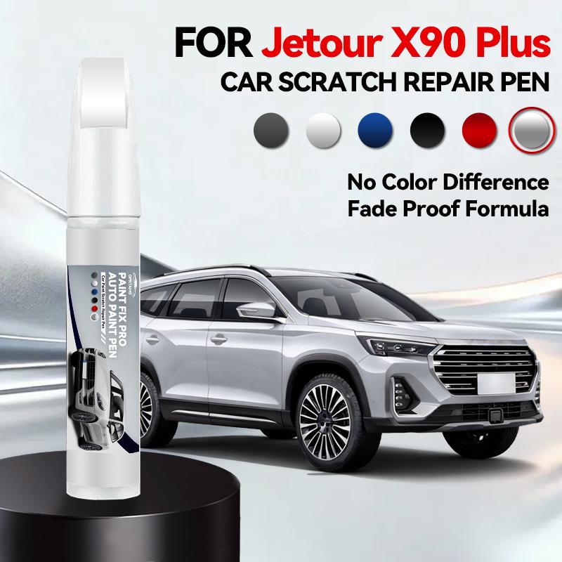 

For Chery Jetour X90 Plus 1990-2026 Paint Repair Pen Touch Up Scratch Remover Auto Accessories Black White Silver Gray Blue Red срібний