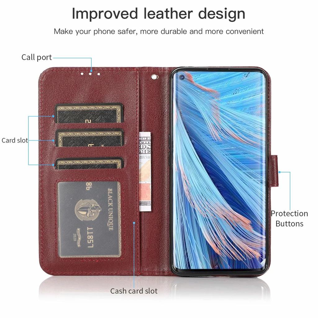 Wallet Leather Case For Samsung Galaxy A12 A13 A14 A15 A22 A23 A24 A25 A32 A33 A34 A35 A52S A53 A54 A55 A72 A73 Flip Phone Cover