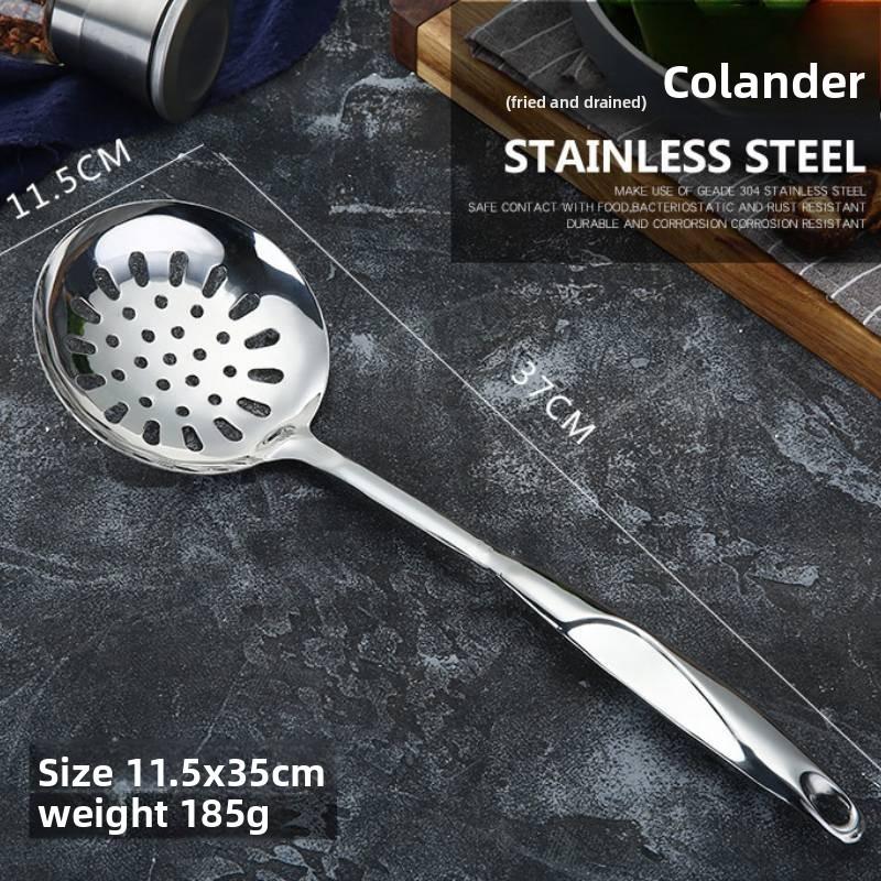 Stainless Steel Kitchen Utensils With Wall Mount For Durable Cooking And Storage