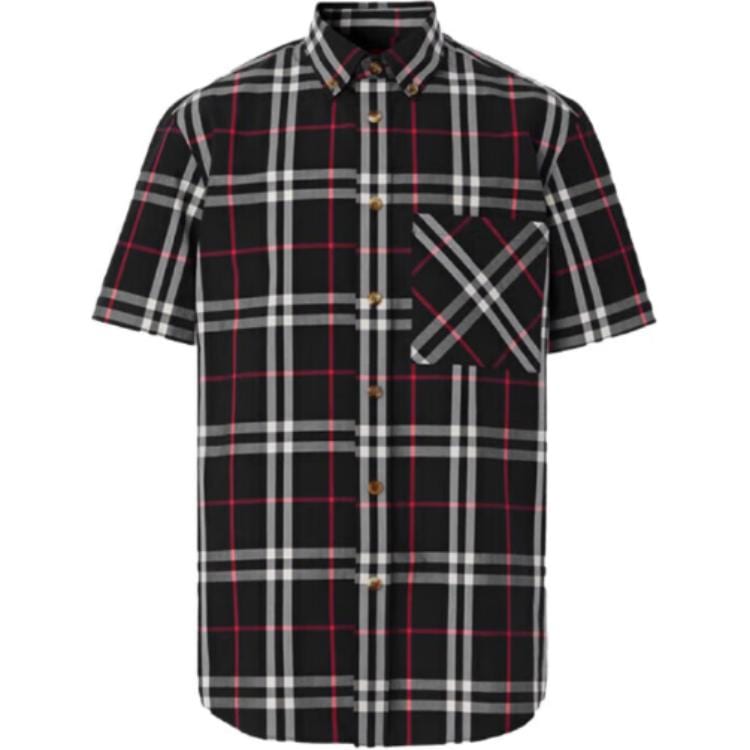 Burberry Shirt Men`s Black Beige 80734101
