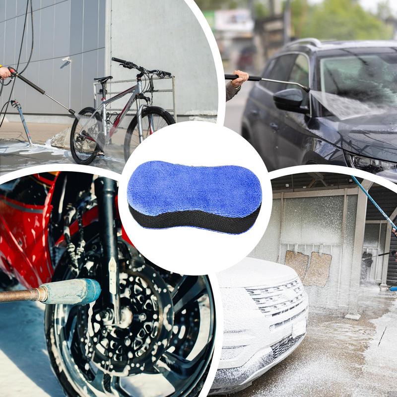 Car Sponges For Washing 2X Automotive Sponges For Car Cleaning Car Wash Sponge Double-sided Household Cleaning Sponges For Home