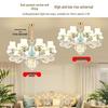 New 2024 European Crystal Chandelier for Living Room and Master Bedroom Luxury Lighting.