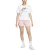 Nike Sportswear Boxy Large Logo Print Crew Neck Short Sleeve T-Shirt Women Tops White DQ3269-100