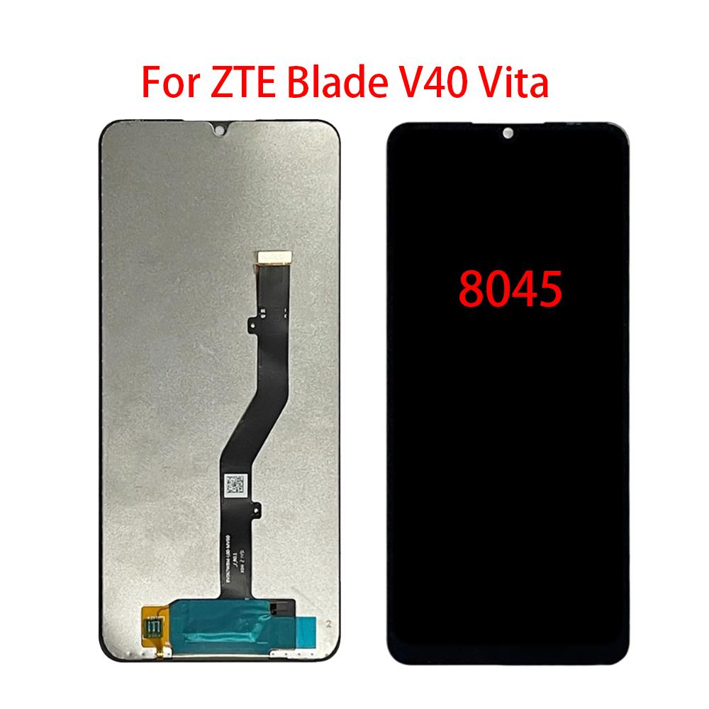 

ЖК-экран для ZTE Blade V40 Vita 8045, ЖК-дисплей, дигитайзер сенсорного экрана, полная сборка, запасная часть чёрный