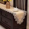 Lace Table Runner American Luxury Waterproof and Oil-proof Pu Dining Table Shoe Cabinet Strip Tablecloth Table Runner