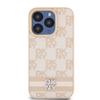 Dkny Dkhcp15Lpcptssp Iphone 15 Pro6.1 Różowy/Pink Hardcase Leather Checkered Mono Pattern & Printed Stripes