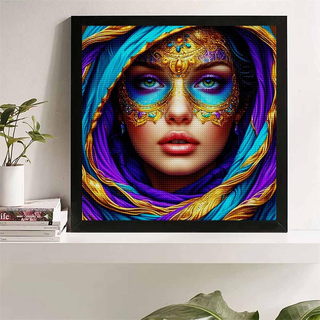 Disney 5D Diamond Painting Venetian Masquerade Cross Stitch Mosaic Kit Home Decoration Wall Sticker DIY Handmade Gift