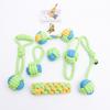 Luxury Heavy Duty Dental Dog Rope Toys Kit for Small Animals Knots Indestructible Eco-Friendly Nylon Puppy Teething Chew Tug Toy