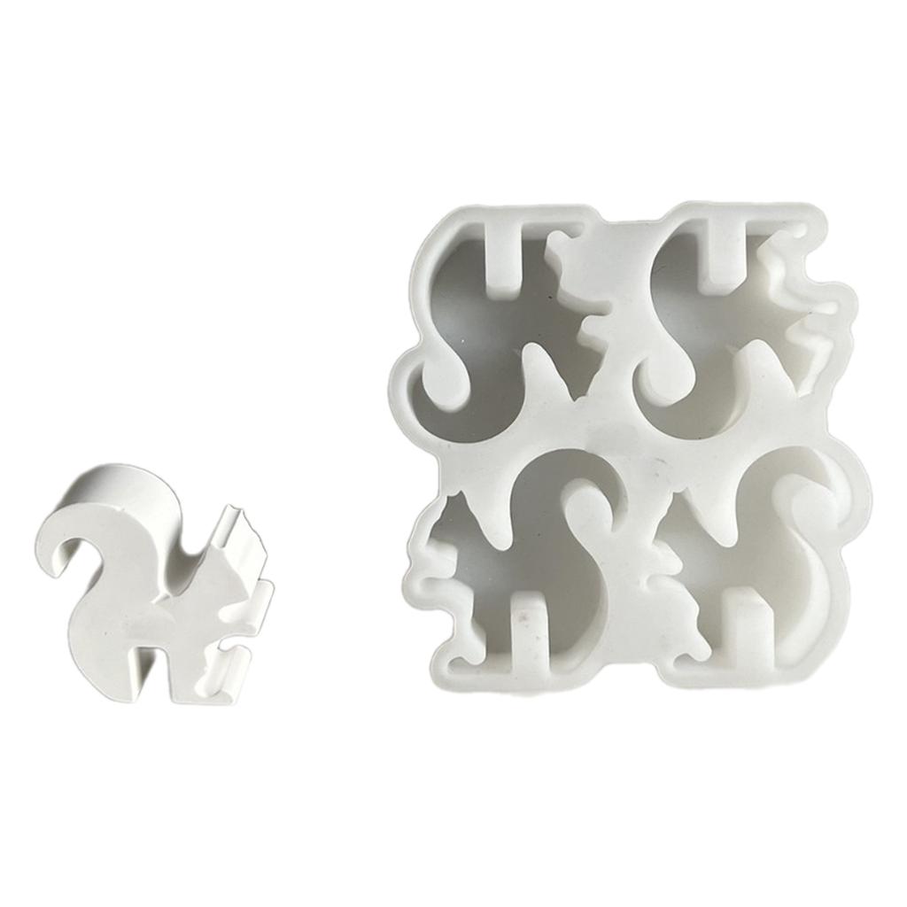 DIY Crystal Dropping Glue Mold Animal Shaped Decorations Molds Silicone Desktops Ornament Mould Epoxy Resin Moulds